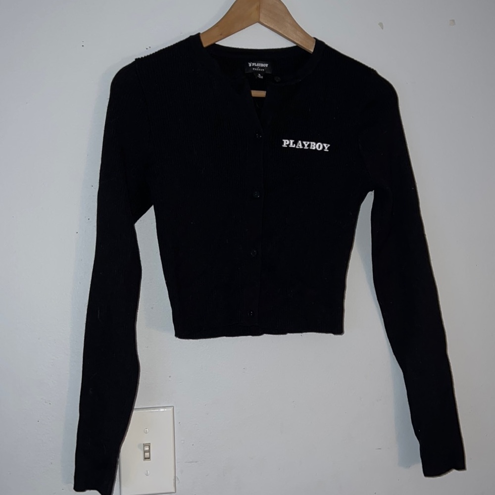 Playboy cardigan.
